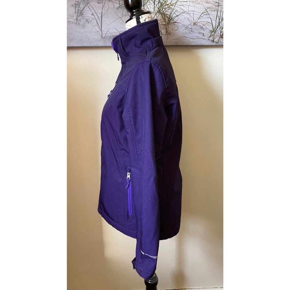 Free Country women's purple soft shell lined mid-weight coat, size small - Picture 2 of 11